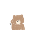 ゆるいクマの日常スタンプ（個別スタンプ：9）