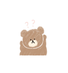 ゆるいクマの日常スタンプ（個別スタンプ：11）