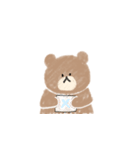 ゆるいクマの日常スタンプ（個別スタンプ：14）