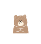 ゆるいクマの日常スタンプ（個別スタンプ：15）