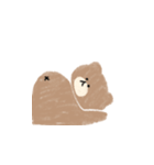 ゆるいクマの日常スタンプ（個別スタンプ：18）