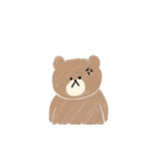 ゆるいクマの日常スタンプ（個別スタンプ：26）