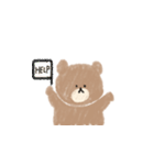 ゆるいクマの日常スタンプ（個別スタンプ：30）