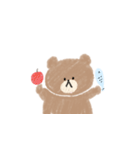 ゆるいクマの日常スタンプ（個別スタンプ：31）