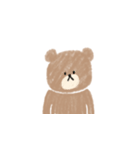 ゆるいクマの日常スタンプ（個別スタンプ：33）