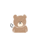 ゆるいクマの日常スタンプ（個別スタンプ：34）