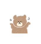 ゆるいクマの日常スタンプ（個別スタンプ：35）