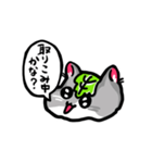 かしわハムちゃんのたずねるねずみスタンプ（個別スタンプ：26）