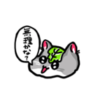 かしわハムちゃんのたずねるねずみスタンプ（個別スタンプ：34）