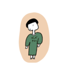 パジャマなひと【寝る前に使うスタンプ】（個別スタンプ：11）