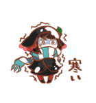 黒ずきんちゃんと銀色のおおかみさん2（個別スタンプ：6）