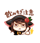 黒ずきんちゃんと銀色のおおかみさん2（個別スタンプ：14）