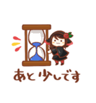 黒ずきんちゃんと銀色のおおかみさん2（個別スタンプ：18）