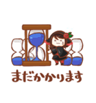 黒ずきんちゃんと銀色のおおかみさん2（個別スタンプ：19）