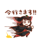 黒ずきんちゃんと銀色のおおかみさん2（個別スタンプ：21）