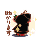 黒ずきんちゃんと銀色のおおかみさん2（個別スタンプ：28）