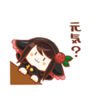 黒ずきんちゃんと銀色のおおかみさん2（個別スタンプ：33）