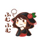 黒ずきんちゃんと銀色のおおかみさん2（個別スタンプ：34）
