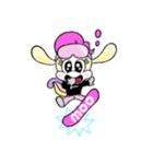 Moo＆Woo(スノーボード)（個別スタンプ：33）