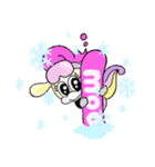 Moo＆Woo(スノーボード)（個別スタンプ：37）