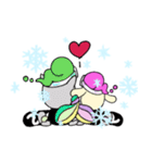 Moo＆Woo(スノーボード)（個別スタンプ：40）