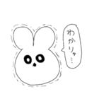 滑舌の悪いうさぎ（個別スタンプ：3）