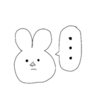 滑舌の悪いうさぎ（個別スタンプ：19）