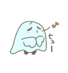 おばけ？くんとおばけちゃん（個別スタンプ：7）