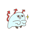 おばけ？くんとおばけちゃん（個別スタンプ：22）