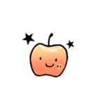 カラフルりんご。（個別スタンプ：1）