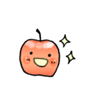 カラフルりんご。（個別スタンプ：10）
