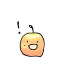 カラフルりんご。（個別スタンプ：15）