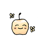 カラフルりんご。（個別スタンプ：16）