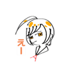 アホ毛と片目と愉快な仲間（個別スタンプ：4）