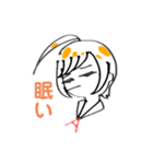 アホ毛と片目と愉快な仲間（個別スタンプ：10）