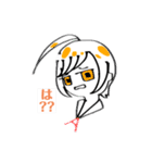 アホ毛と片目と愉快な仲間（個別スタンプ：12）