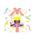日常スタンプ(そうちゃんとりこ)（個別スタンプ：3）