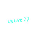 挨拶 英語（個別スタンプ：1）