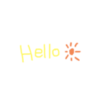 挨拶 英語（個別スタンプ：3）