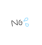 挨拶 英語（個別スタンプ：6）