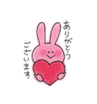 じゃんけんのパーに強いうさぎ（個別スタンプ：37）
