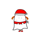 シーツをかぶった女の子（個別スタンプ：2）