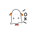 シーツをかぶった女の子（個別スタンプ：7）