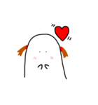 シーツをかぶった女の子（個別スタンプ：10）