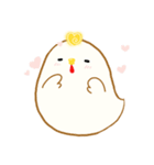 ポンポンひよことククひよこ（個別スタンプ：3）