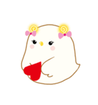 ポンポンひよことククひよこ（個別スタンプ：7）