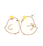 ポンポンひよことククひよこ（個別スタンプ：8）