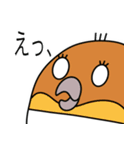 ゆけ！シロハラインコ！（個別スタンプ：2）