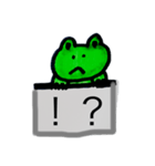 無口なカエル（個別スタンプ：15）
