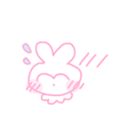 かわいいぴんくのうさちゃんすたんぷ！（個別スタンプ：11）